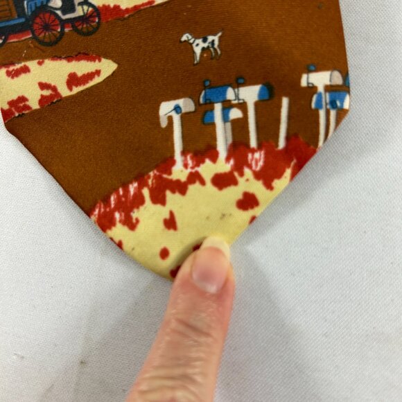 Vintage Creative Neckwear Novelty Necktie Tie General Store Grandpacore READ - Picture 8 of 10